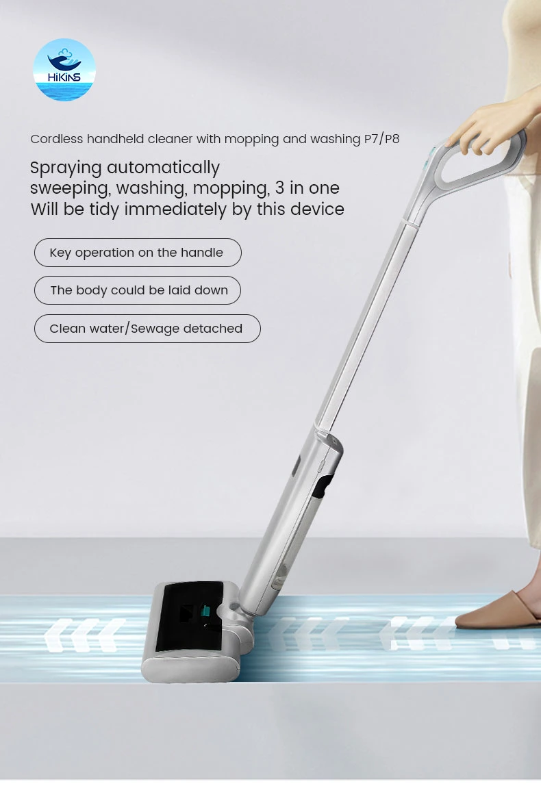 Household Floor Washer 3 in 1 Electric Mop Cordless Wet and Dry Floor Cleaner